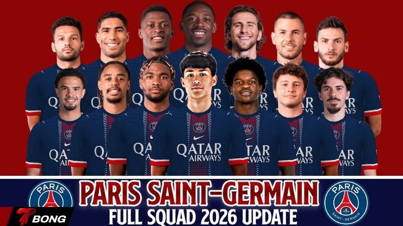 Đội hình của PSG mùa giải hiện tại